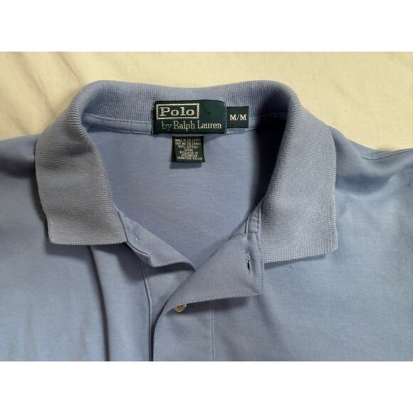 Polo by Ralph Lauren Polo Light Blue Mens Size MED 100% Cotton - Picture 6 of 11